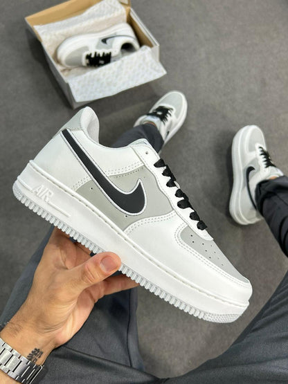 Air Force branco cinza bordado