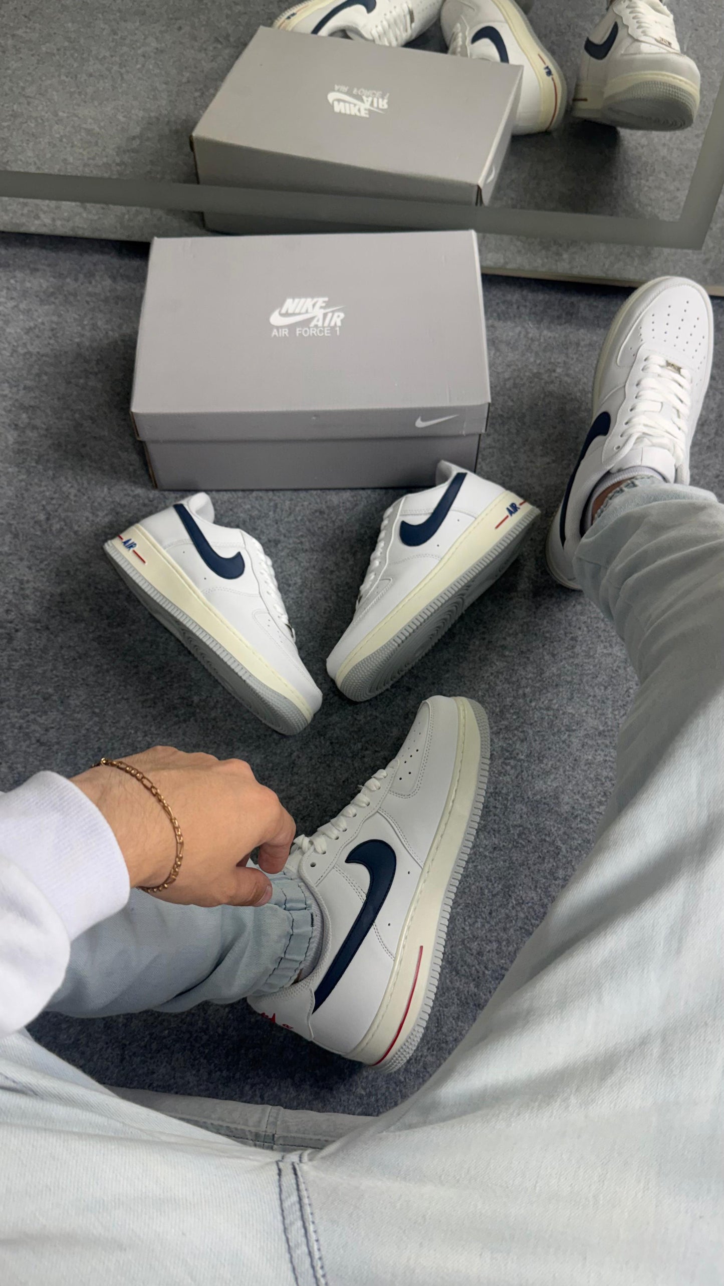 Air Force branco Marinho